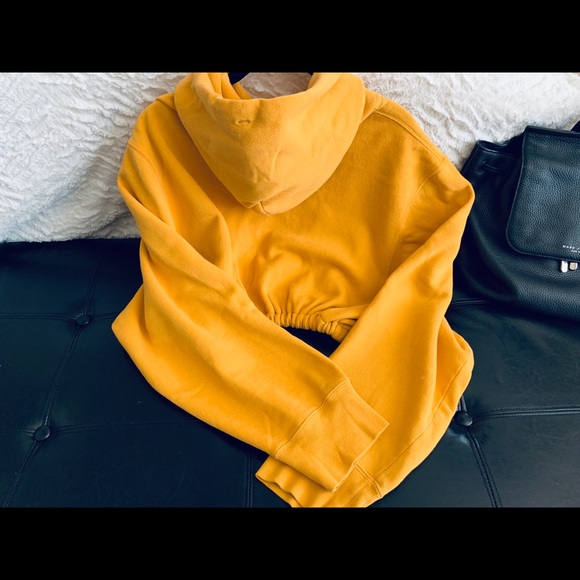 Custom Vintage Designer Ralph Lauren Crop Hoodie - Picture 2 of 3